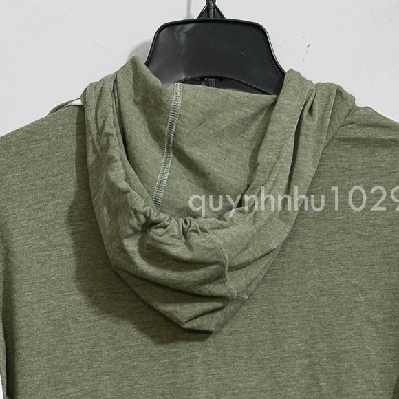 adidas Men’s Pullover Hoodie in Green - Picture 5 of 6